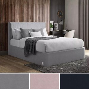 TEMPUR Reign Velvet-Finish Bed Frame