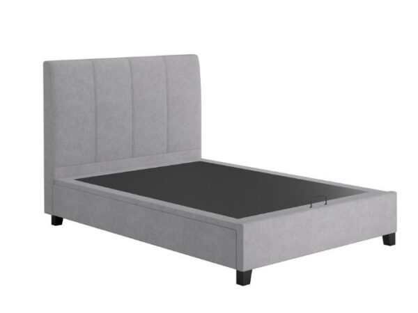 Francesca Upholstered Ottoman Bed Frame light grey