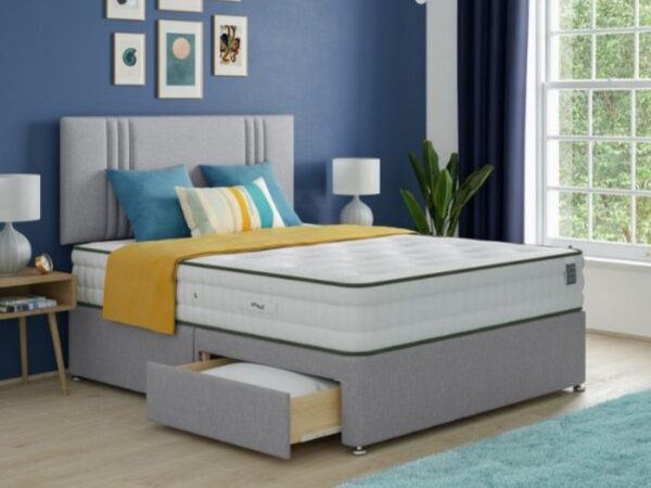 Slumberland Natural Solutions 1400 Mattress with divan bed