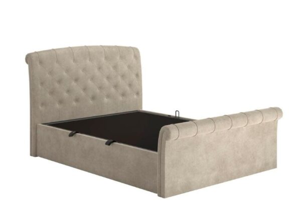 Paris Upholstered Ottoman Bed Frame v1