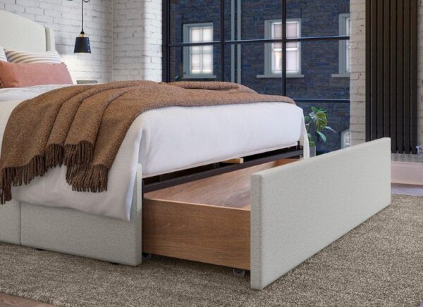 Vermont Upholstered Bed Frame with drawer