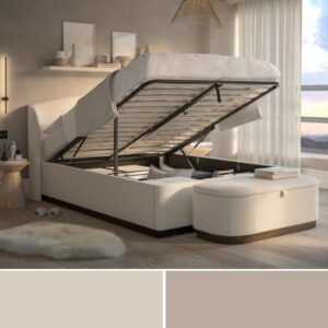 Chloe Upholstered Ottoman Bed Frame
