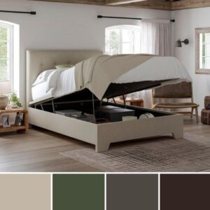 Jenkins Upholstered Ottoman Bed Frame
