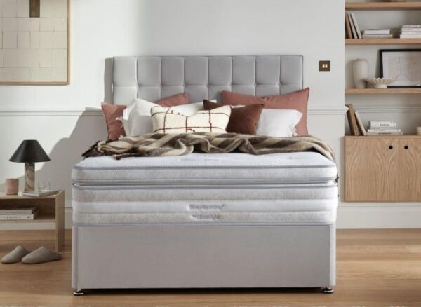 Silentnight SleepHarmony Support 3450 Mirapocket Mattress in bedroom
