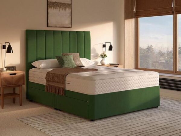 Dream Team Totnes Pocket Sprung Mattress with divan bed