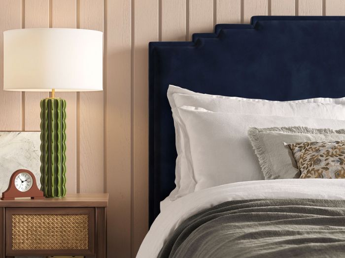 Feather and Black Wooster Bed