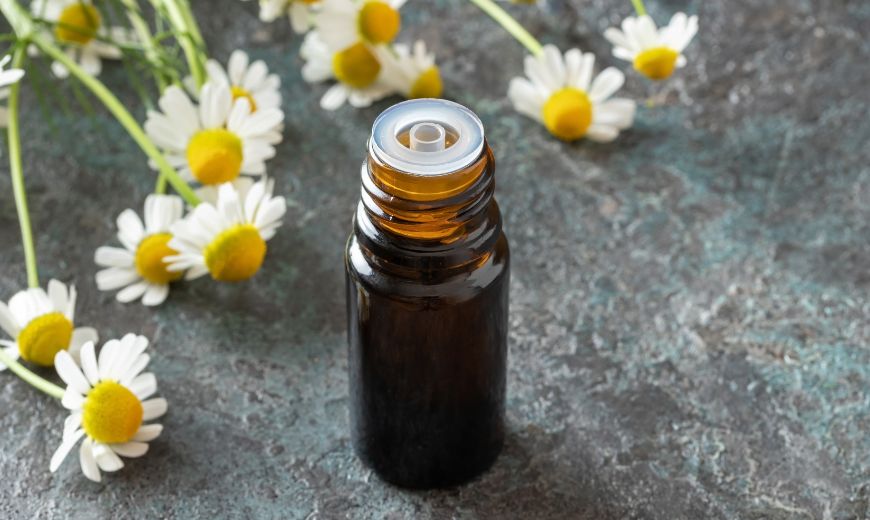 Chamomile scent and herbal tea helps with sleep