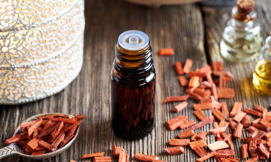 Sandalwood scent and essential oil aids sleep