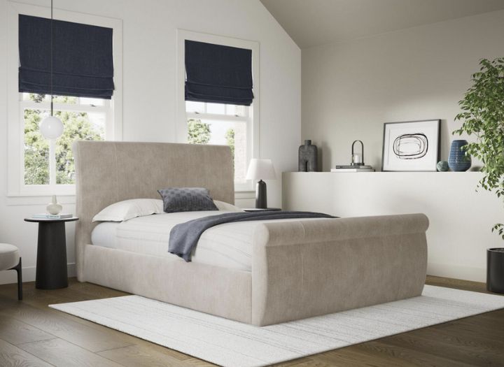 Sudbury Ottoman Bed Frame in beige