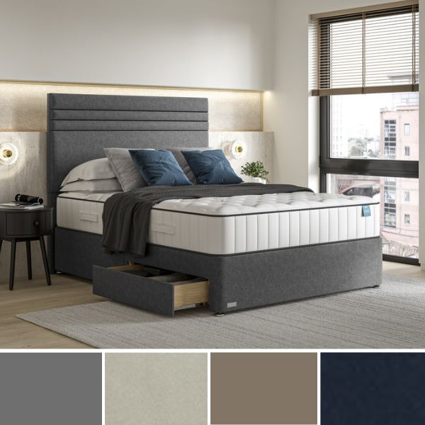 iGel NanoTech 2050i Divan Bed Set on Glides
