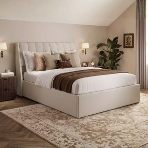 Maverick Upholstered Ottoman Headboard Storage Bed Frame